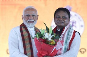 BJP leader Mohan Charan Majhi on Wednesday took oath as the Chief Minister of Odisha, in Bhubaneswar. (Image: X/@narendramodi)