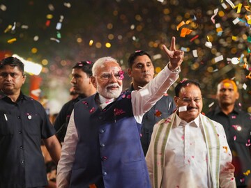 Exit polls indicate that the Bharatiya Janata Party and its allies may have the edge in both Maharashtra and Jharkhand following victories in the April-June Lok Sabha elections and last month's Haryana polls. (Representational photo/PTI)