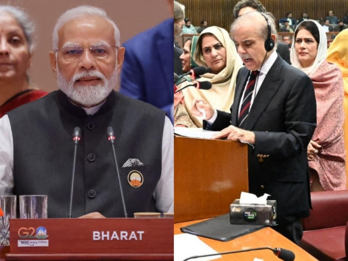 PM Modi Replies To Congratulatory Message By Pakistan's Shehbaz Sharif ...