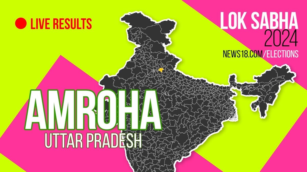 Amroha Election Result 2024 LIVE Updates Highlights: Lok Sabha Winner, Loser, Leading, Trailing, MP, Margin