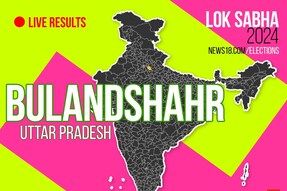 Map indicating location of Bulandshahr Lok Sabha constituency in Uttar Pradesh. (Image: News18)
