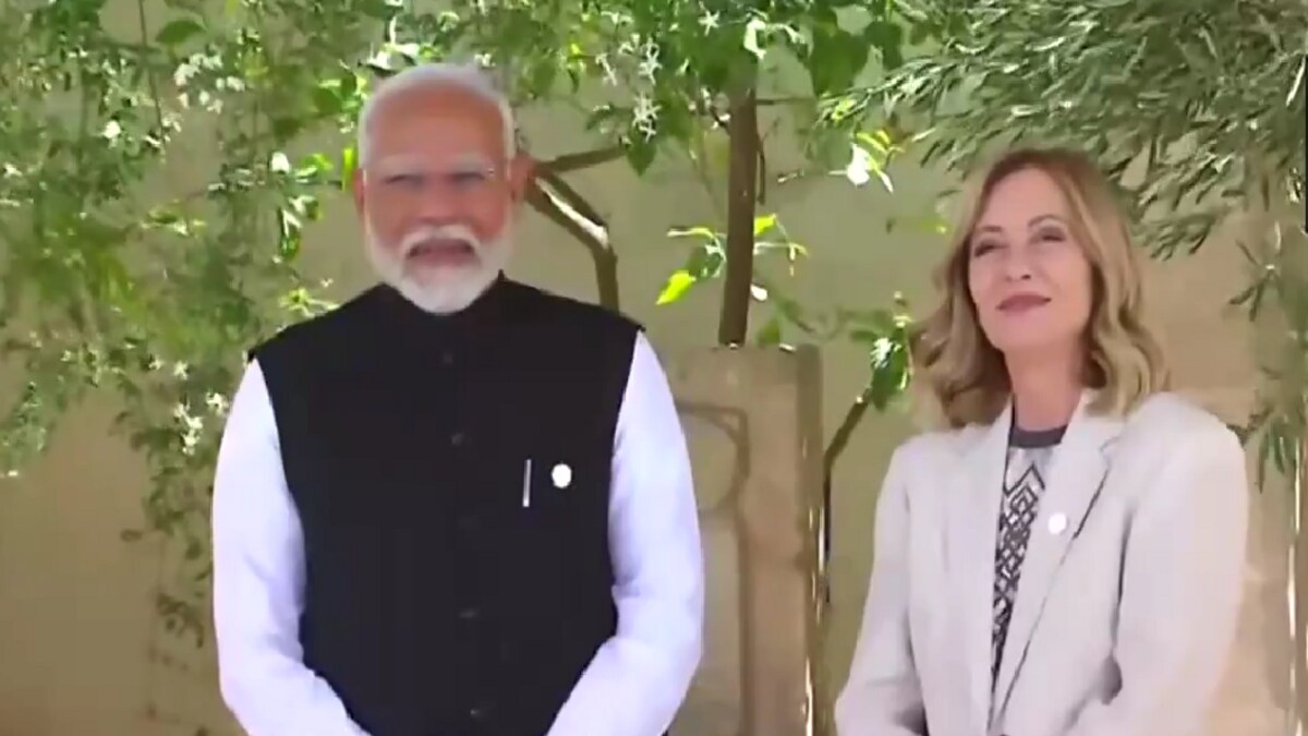 Italian PM Meloni Greets PM Modi With Traditional ‘Namaste’ As He Arrives At G7 Venue | Watch