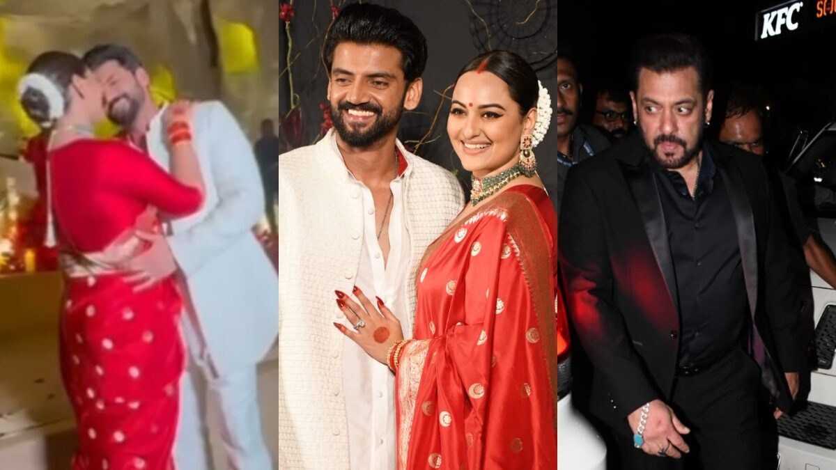 Sonakshi Sinha and Zaheer Iqbal’s Wedding Highlights: Emotional Moment as Kajol Embraces Zaheer; Salman Snubs Paparazzi – News18