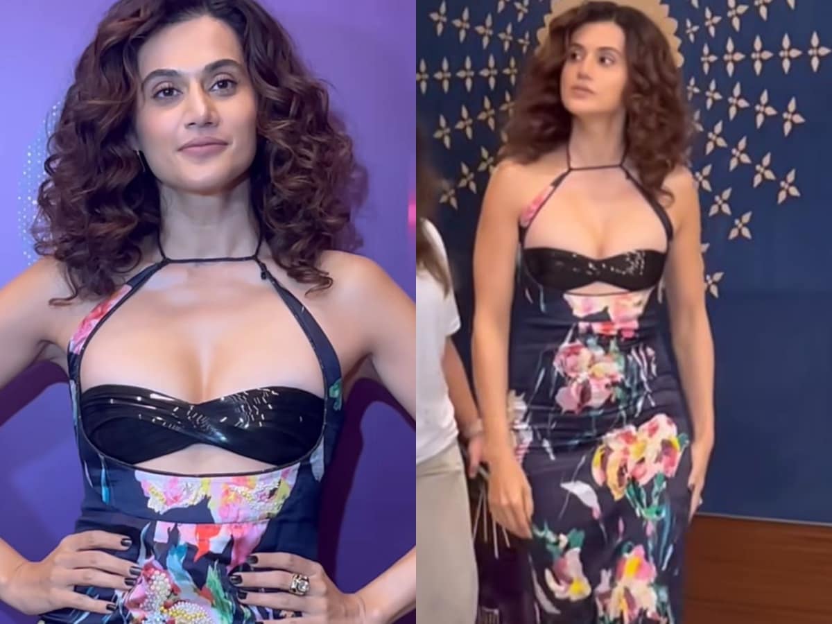 Sexy! Taapsee Pannu Flaunts Her Curves in This Bold Dress With Bralette,  Hot Video Goes Viral; Watch - News18