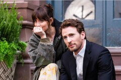 Chris Evans And Dakota Johnson's Chemistry Is Impeccable In Materialists' BTS Pics