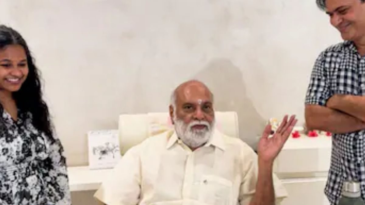 Director Raghavendra Rao Director K Raghavendra Rao Releases Title Track Of Honeymoon Express ...