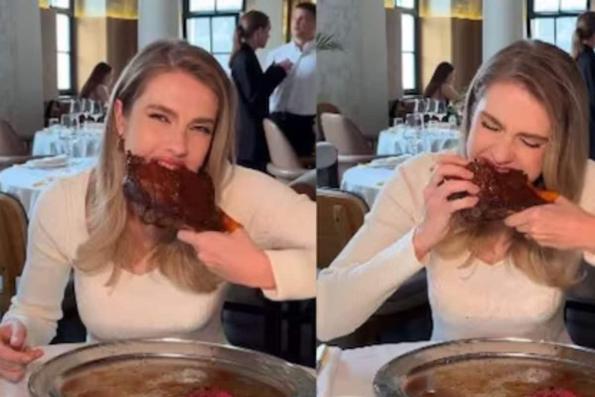 Influencer Kate Shumskaya Surprises Followers With Unconventional Eating At  Upscale Restaurant - News18
