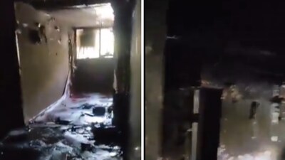 Watch: Horrific Video Shows Completely Charred Flat After AC Explosion ...