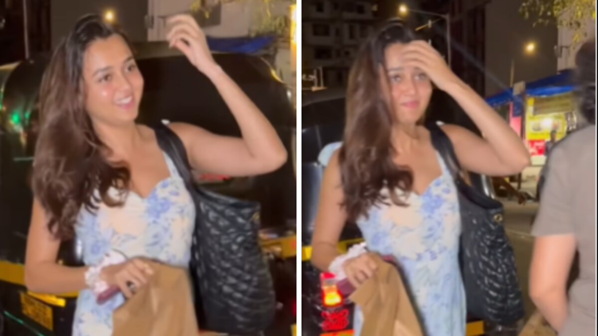 Tejasswi Prakash Flaunts Million-Dollar Smile As She Takes Auto Rickshaw Ride