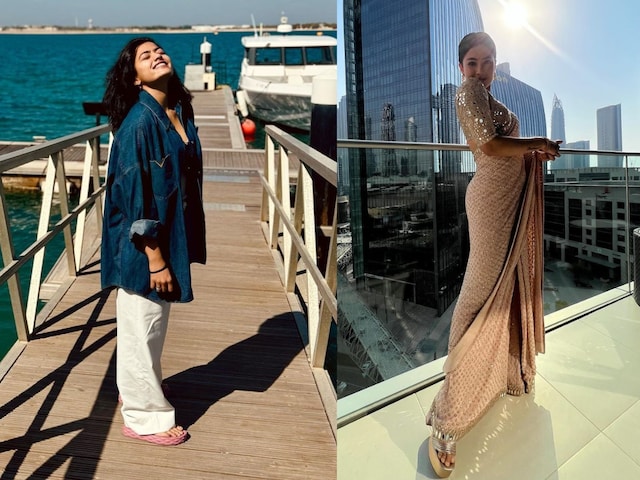 Rashmika loves to soak up the sun wherever she travels! (Images: Instagram)