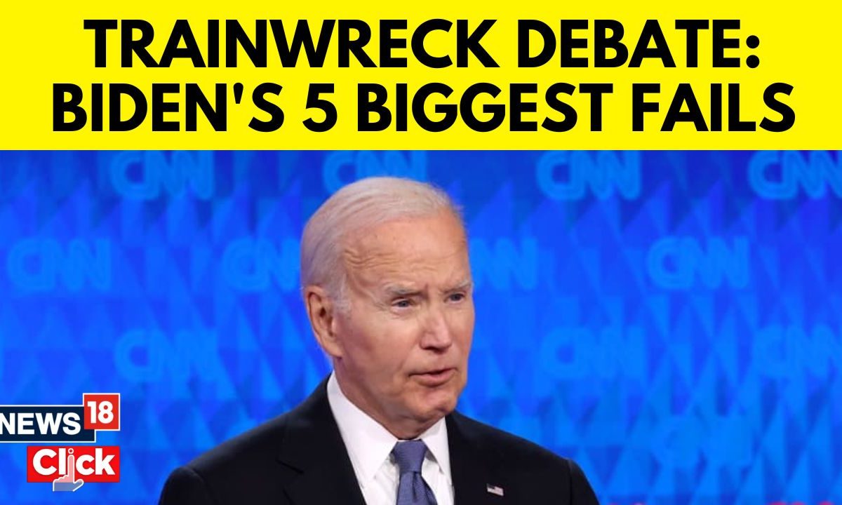 Joe Bidens 5 biggest fails in first presidential debate - News18