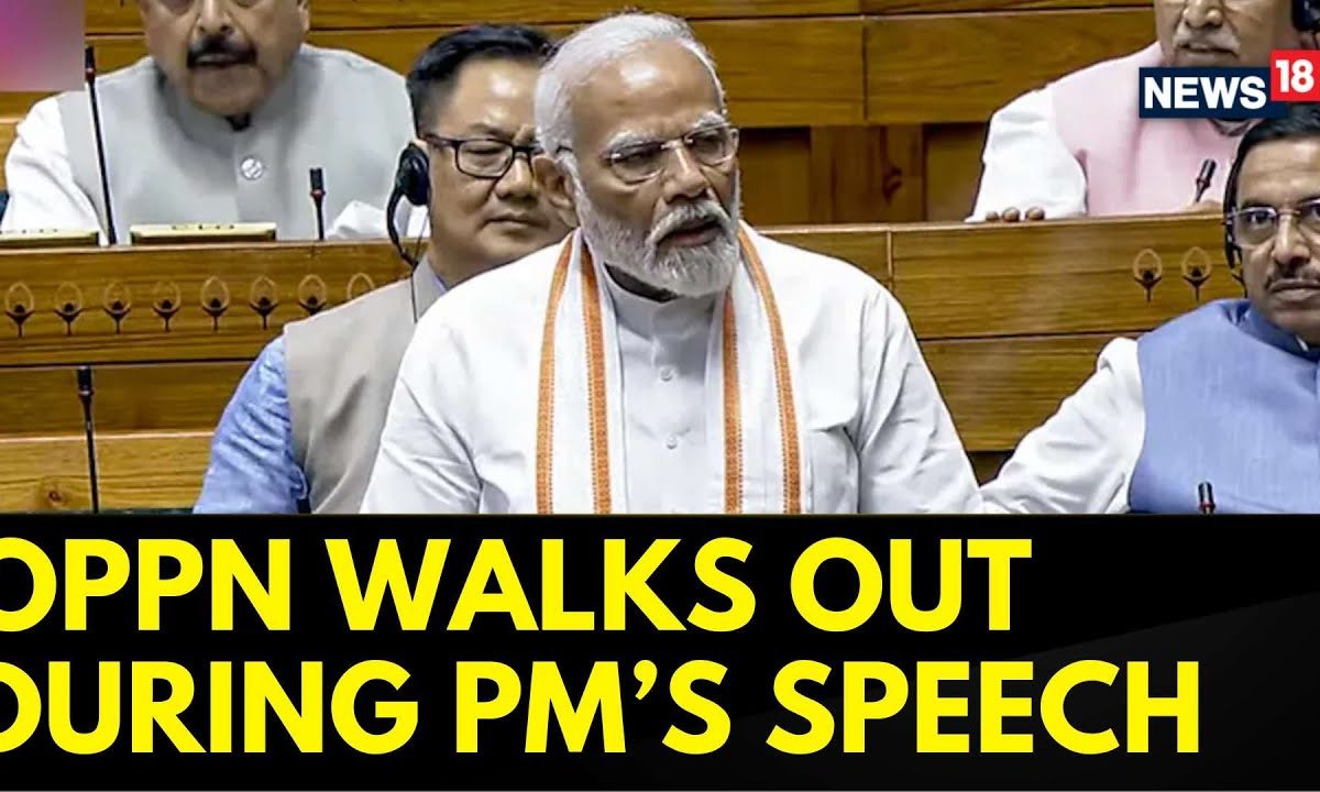 PM Modi News | Opposition Walks Out Of Rajya Sabha During PM Modi's Speech | PM Modi In Parliament 