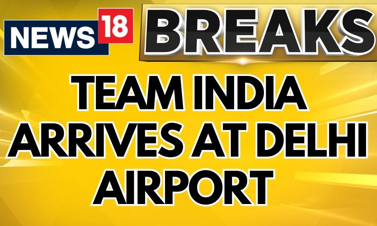 Team India Arrives At Delhi Airport After Winning The T20 World Cup 2024 | English News 