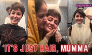 Hina Khan Smiles, Her Mom Weeps As She Cuts Her Long Hair Amid Breast Cancer Treatment | WATCH