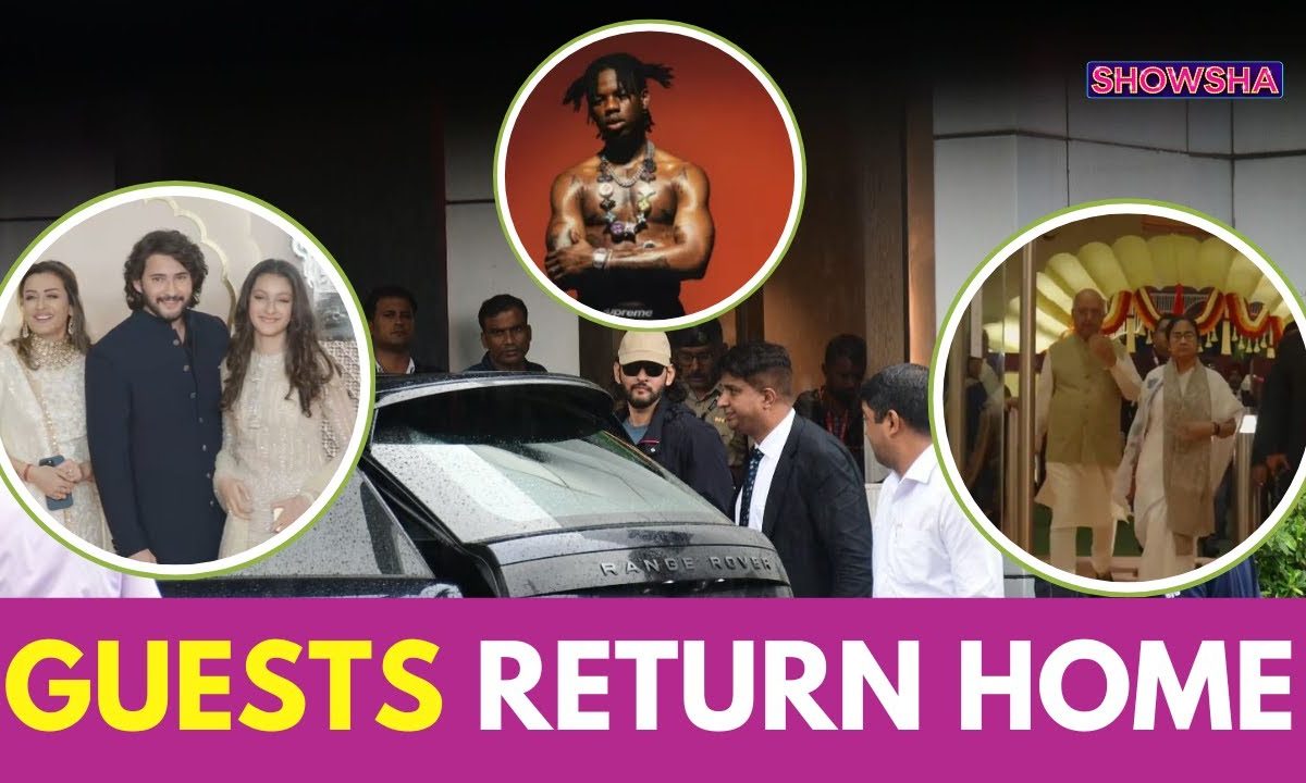 Mamta Banerjee, Lalu Prasad, Namrata, Mahesh Babu, Rema & Others Depart Post Anant-Radhika wedding