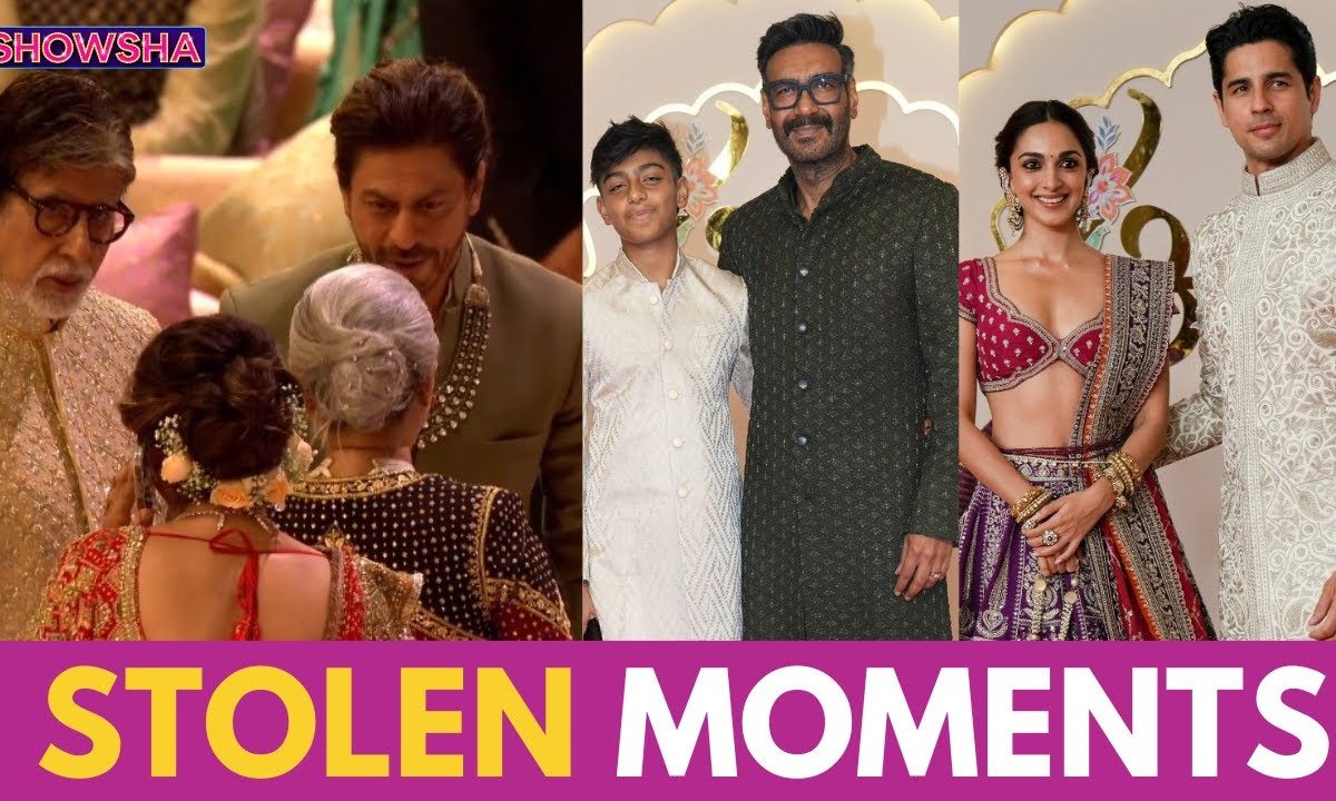 SRK Greets Bachchan Family, Ajay Devgn Poses With Son, Sidharth-Kiara Radiate Love | Ambani Wedding
