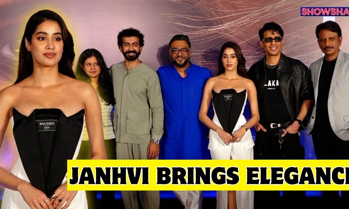Janhvi Kapoor's Quirky Balmain Blazer Dress Steals The Spotlight At The Trailer Preview Of 'Ulajh'