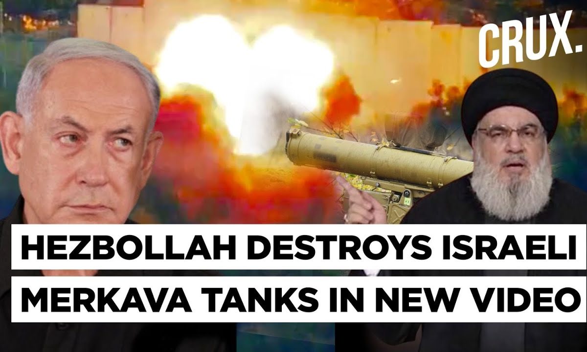 Hezbollah Video Shows Destruction Of Israeli Merkava Tanks, Flexes ATGMs And 'Qaher' Launchers