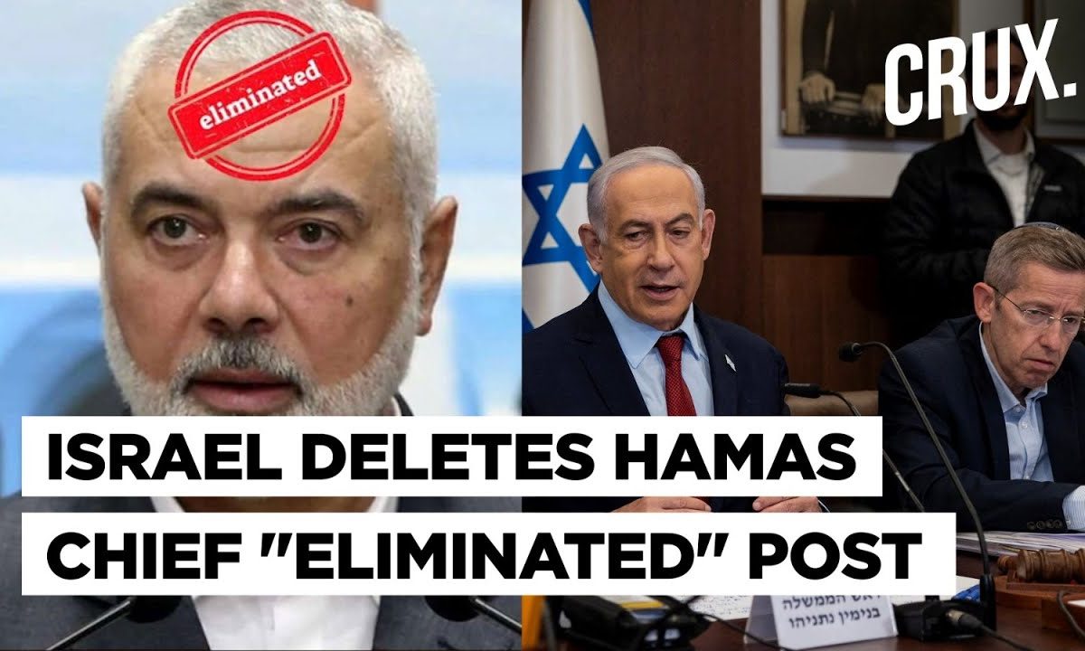 “Sinwar Next” Israelis Hail Hamas Chief Haniyeh’s Killing in Iran, US Denies Role, “Mossad Involved” – News18