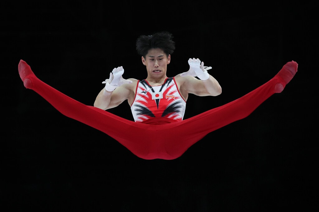 Daiki Hashimoto (Gymnastics): The 22-year-old Japanese gymnast picked two individual gold and a silver in the team event at Tokyo 2020. He might look to defend his titles at Paris 2024. (Photo: AP) Daiki Hashimoto (Gymnastics): The 22-year-old Japanese gymnast picked two individual gold and a silver in the team event at Tokyo 2020. He might look to defend his titles at Paris 2024. (Photo: AP)