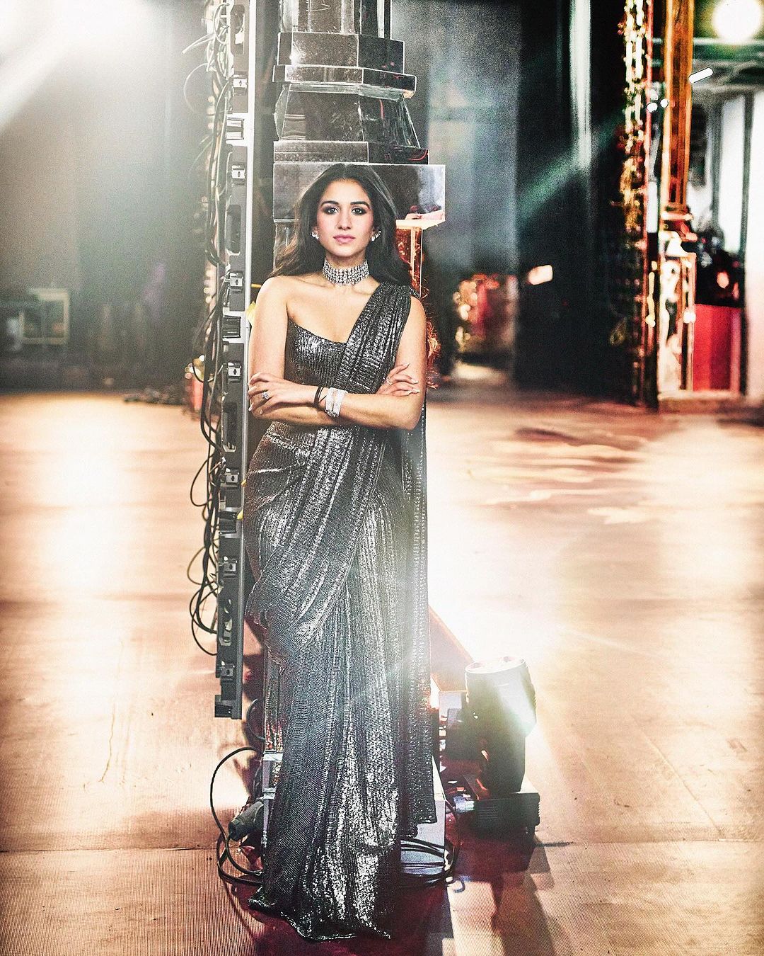 She dazzled in a custom Manish Malhotra chainmail sari at the afterparty of her Sangeet. What a dive she is! (Photo: Instagram/@rheakapoor) She dazzled in a custom Manish Malhotra chainmail sari at the afterparty of her Sangeet. What a dive she is! (Photo: Instagram/@rheakapoor)