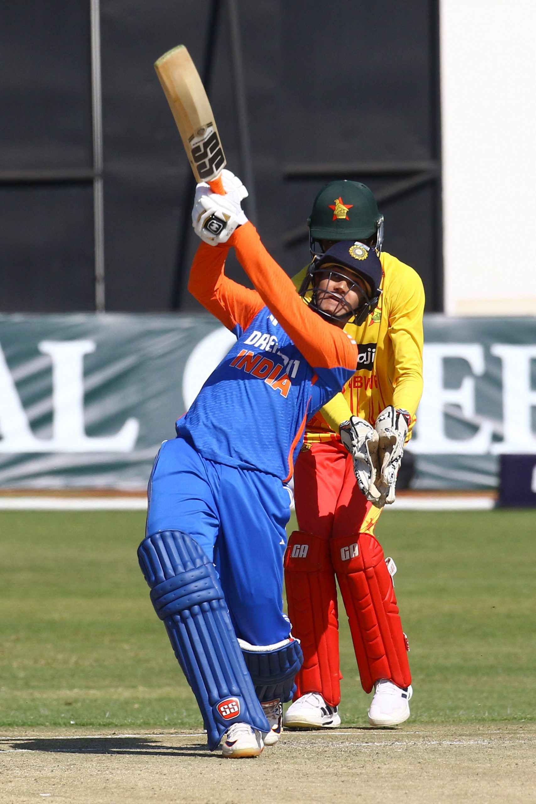 Abhishek Sharma had a disappointing T20I debut on July 6, as the opener was dismissed for a golden duck. (AFP photo) Abhishek Sharma had a disappointing T20I debut on July 6, as the opener was dismissed for a golden duck. (AFP photo)