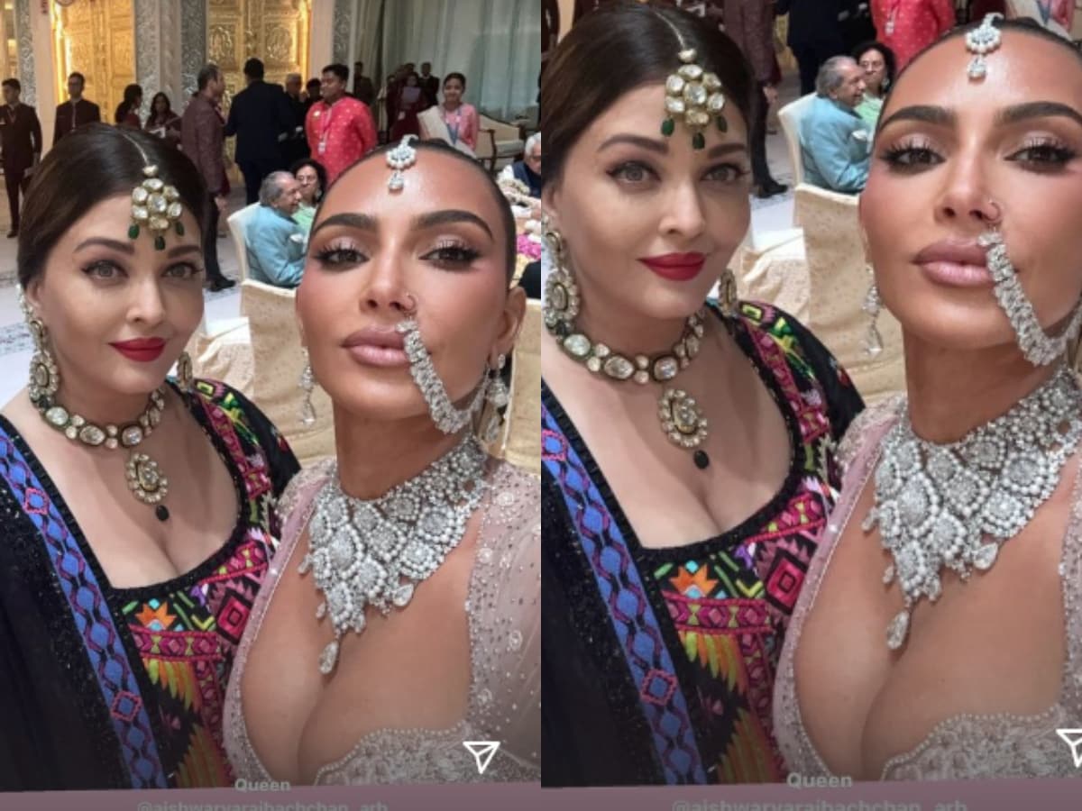 Aishwarya Rai, Kim Kardashian Break the Internet With Their Million Dollar  Selfie at Ambani Wedding - News18