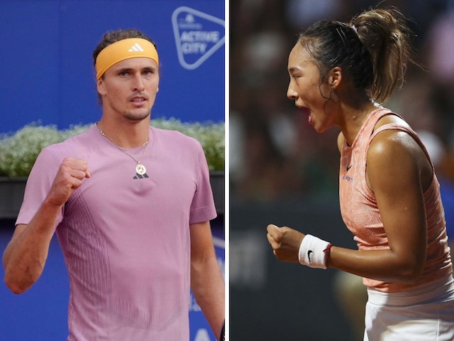 Alexander Zverev in Hamburg and Zheng Qinwen in Palermo (X)