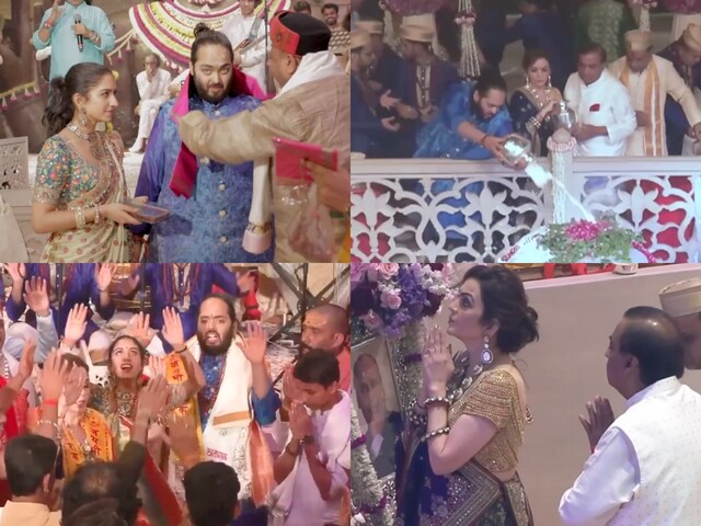 Ambani Family Chants 'Har Har Mahadev', Performs Shiv Abhishek Ahead of Anant-Radhika's Wedding | Watch - News18