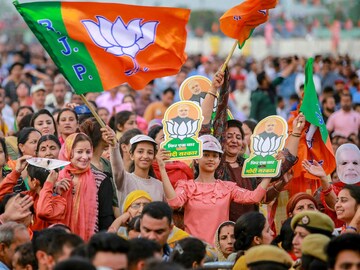 The exit polls predicted a clean sweep for the NDA in the state in a blow for the Hemant Soren-led coalition. (PTI)