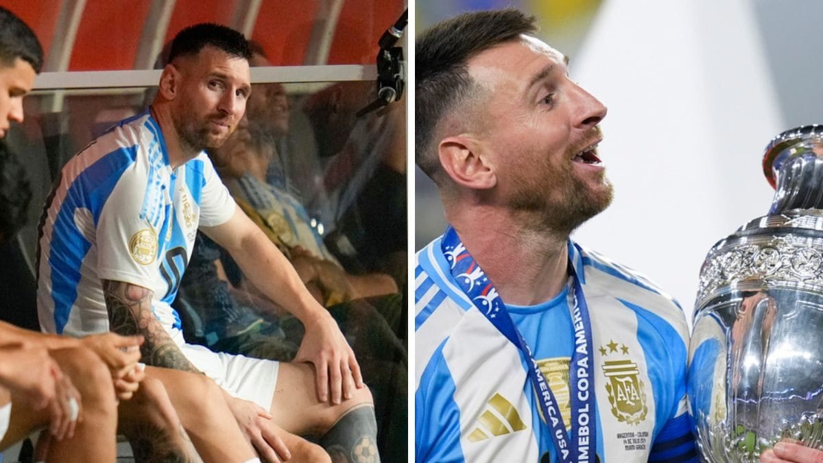 Lionel Messi Crying in Pain to Tears of Joy as Argentina Win Record ...