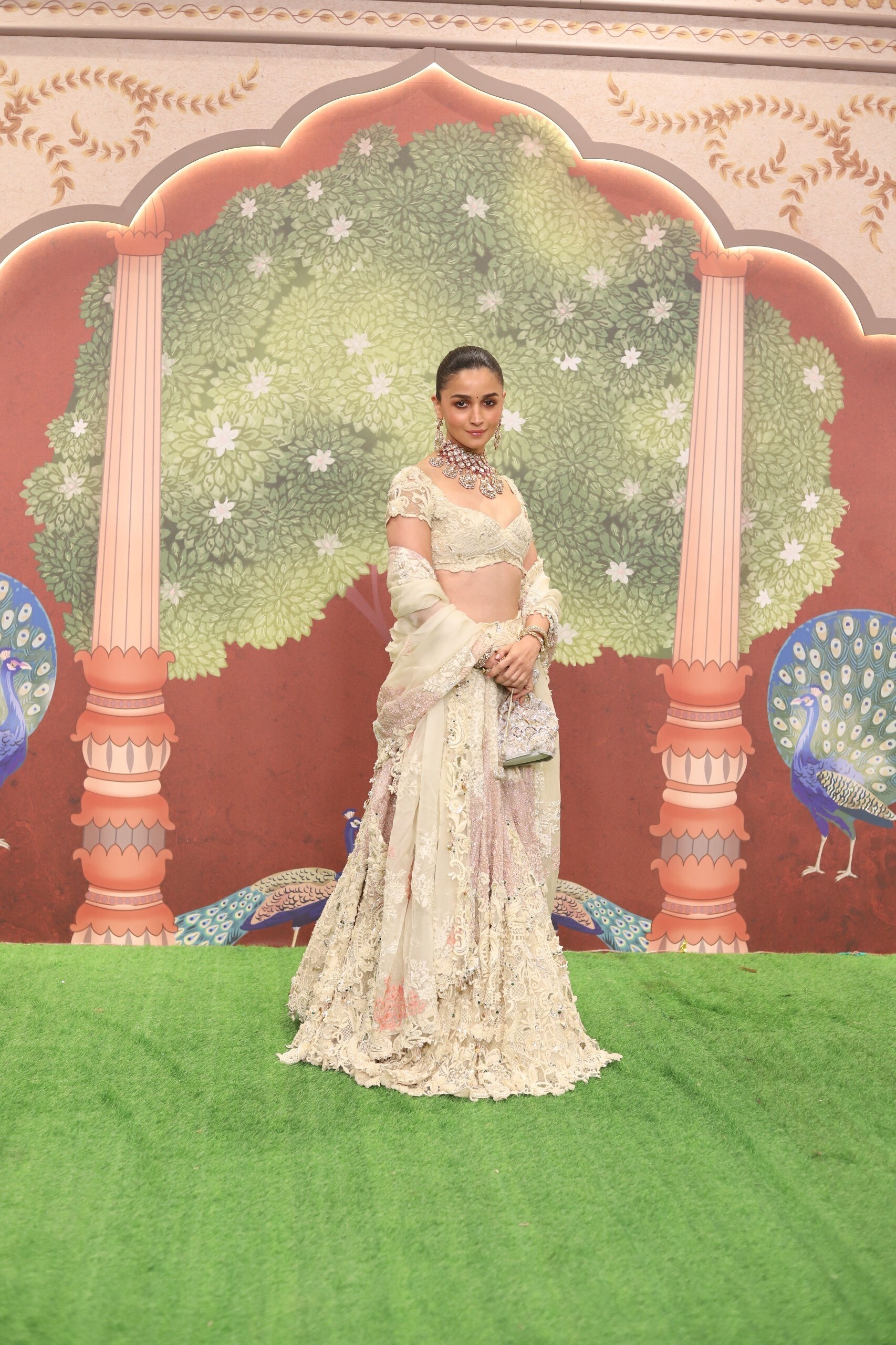 Alia Bhatt Dazzles In Gorgeous Anamika Khanna Ensemble at Shubh Ashirwad Ceremony of Anant Ambani Radhika Merchant News18