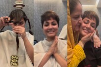 Hina Khan Chops Off Her Hair As She Undergoes Chemotherapy For Breast Cancer, Her Mom Breaks Down; Watch
