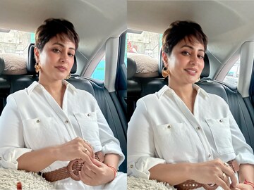 Hina Khan Says ‘Keep Going’, Drops Selfies From Work Amid Breast Cancer