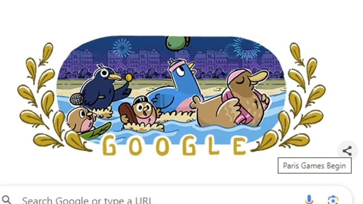 Google doodles paris olympics