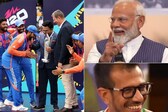 'Ye Chahal Ka Idea Tha Kya?': Team India in Splits as PM Modi Asks Rohit About His Epic Walk to Collect the Trophy | WATCH