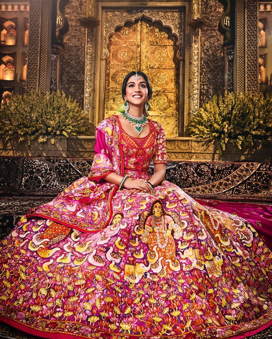 Radhika Merchant Looks Ethereal For Her Shubh Aashirwad Ceremony In Abu ...