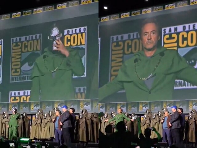 Robert Downey Jr Returns to MCU as Dr Doom in Russo Bros' Avengers Doomsday; Watch Epic Comic Con Video - News18