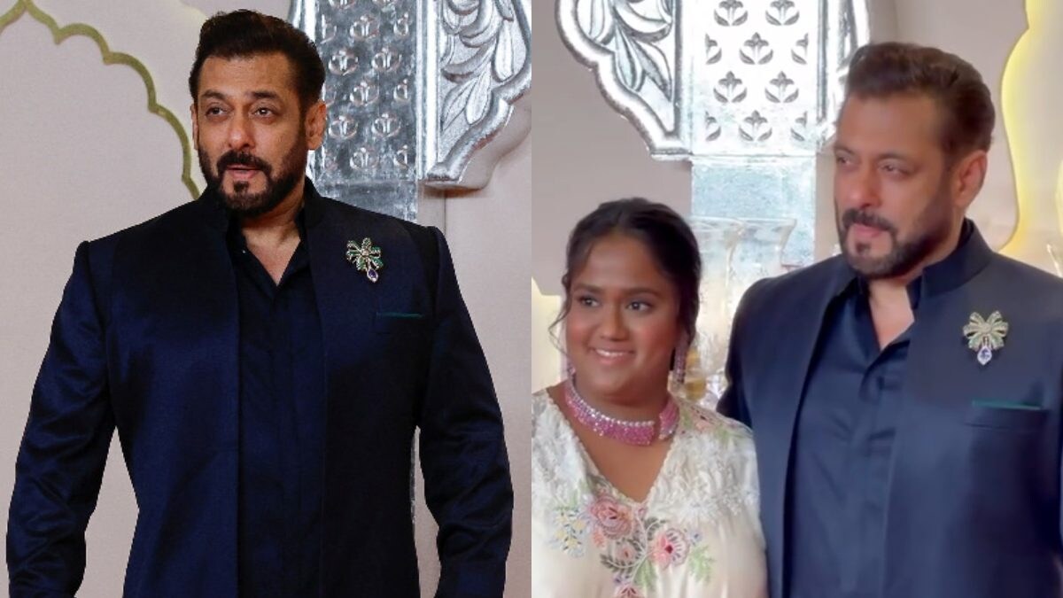 Salman Khan Poses With Sister Arpita As He Arrives For Anant Ambani ...