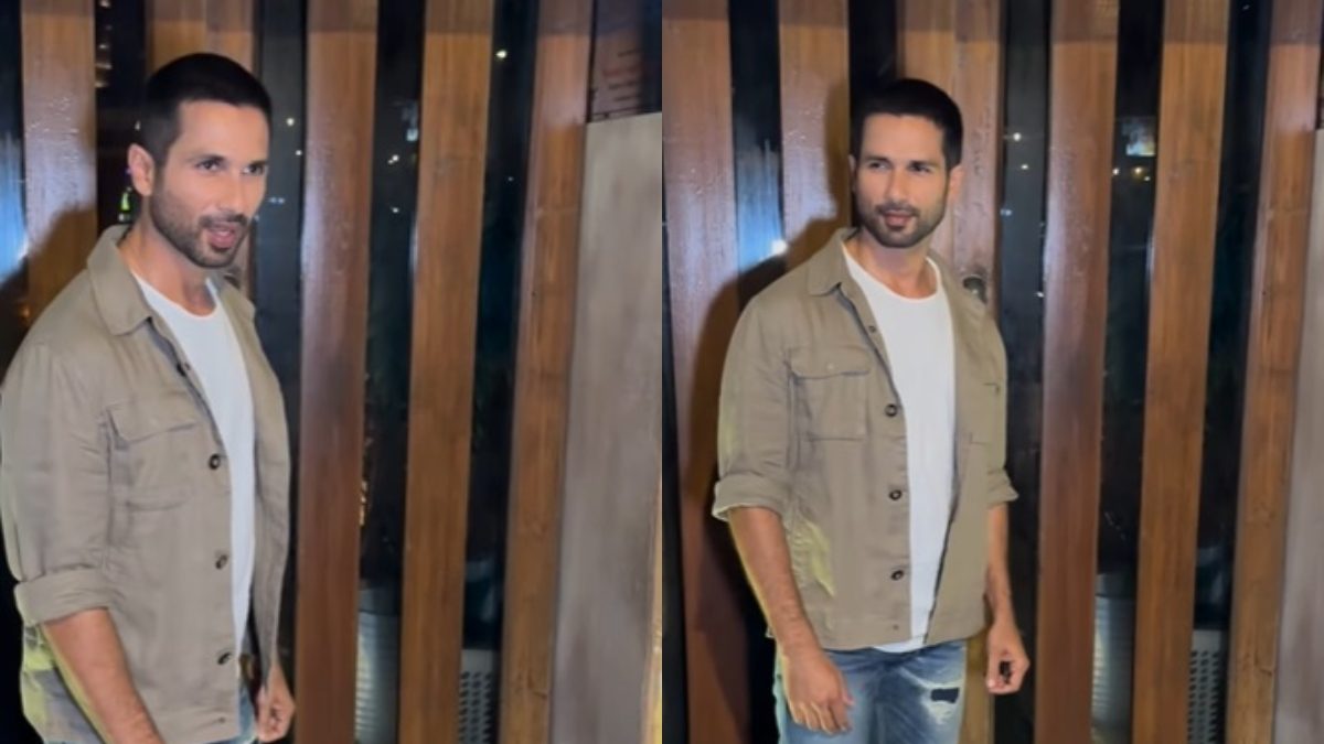 Shahid Kapoor Looks Cool In Casual As He Attends Wrap Up Party Of His ...