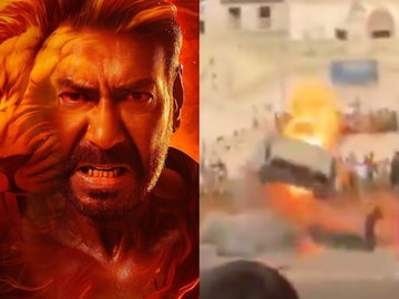 Singham 3: Leaked Footage Of Car Explosion In Front of Iconic Church Goes Viral, Watch Here - News18