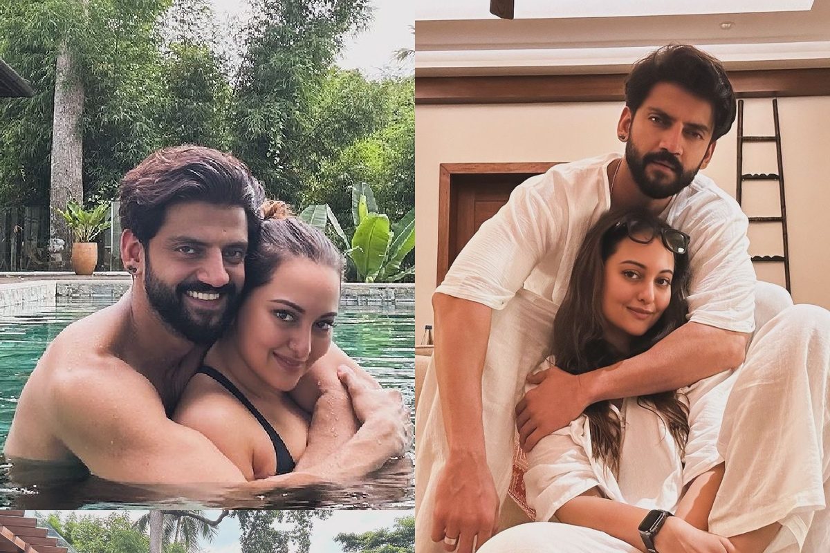 Shirtless Zaheer Iqbal Holds Wife Sonakshi Sinha Close in Mushy Pics from  Their Honeymoon | Photos - News18