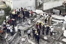 One woman was pulled out of the rubble. (X)