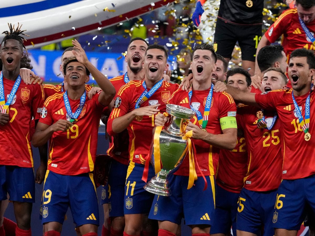Alvaro Morata-led Spain have claimed their fourth UEFA European Championship title by defeating England at Olympiastadion Berlin on Monday (July 15). (AP) Alvaro Morata-led Spain have claimed their fourth UEFA European Championship title by defeating England at Olympiastadion Berlin on Monday (July 15). (AP)