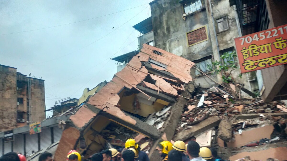 Three-Storey Building Collapse In Navi Mumbai Injures Two; Search ...