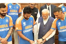 PM Hosts The T20 World Cup-Winning Indian Cricket Team At His Delhi Residence, See Photos