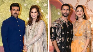 Anant Ambani-Radhika Merchant's Shubh Aashirwad: Shahid-Mira, Ram Charan-Upasana, SRK-Gauri, Bumrah-Sanjana Are Couple Goals At The Event. Anant Ambani-Radhika Merchant's Shubh Aashirwad: Shahid-Mira, Ram Charan-Upasana, SRK-Gauri, Bumrah-Sanjana Are Couple Goals At The Event.