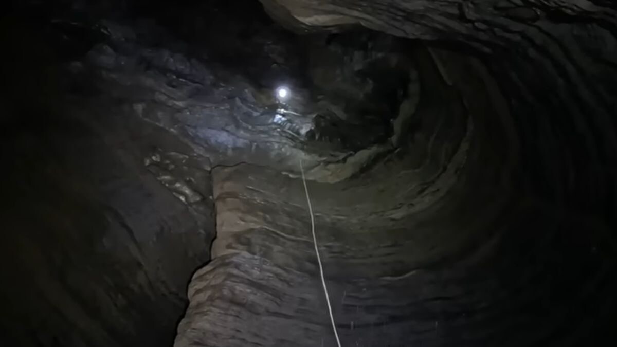 Viral Video Reveals Eerie Depths of Ellison's Cave in Vloggers