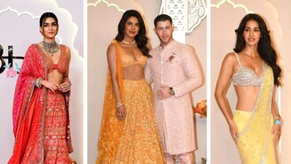 Priyanka-Nick, Suhana-Aryan, Disha, Kriti, MS Dhoni, Hardik Pandya And Others Attend The Extravaganza (Images: Viral Bhayani) Priyanka-Nick, Suhana-Aryan, Disha, Kriti, MS Dhoni, Hardik Pandya And Others Attend The Extravaganza (Images: Viral Bhayani)