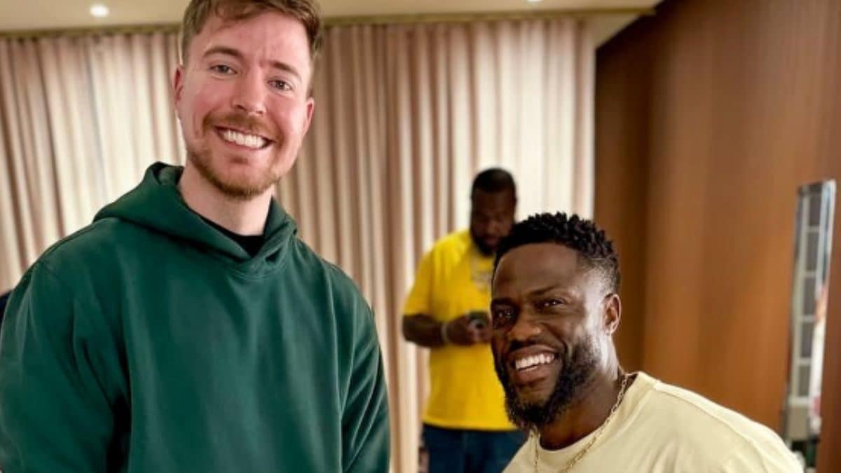 MrBeast Claims His Pic With Kevin Hart Is Not Photoshopped: 'He Is Just Short'